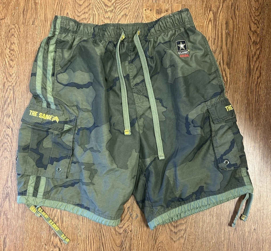 Short De Sport Militaire US Army - Camo Numérique Noir - Taille XL - Homme - Neuf
