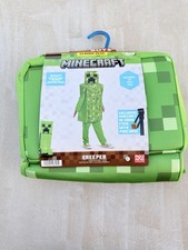 New Minecraft Creeper Childrens Halloween Costume Medium Size 8 Disguise Kids
