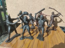 Set of 12 collectible toys of the USSR Soldiers, Indians, primitives. 