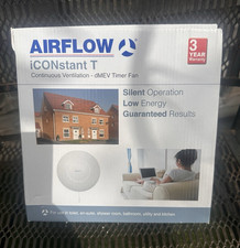 Airflow iCONstant T dMEV Continuous Ventilation Timer Fan 100mm White 72687117