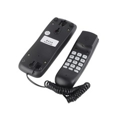  Black Corded Telephone Old Retro Wall Phone Landline Corded Phone For