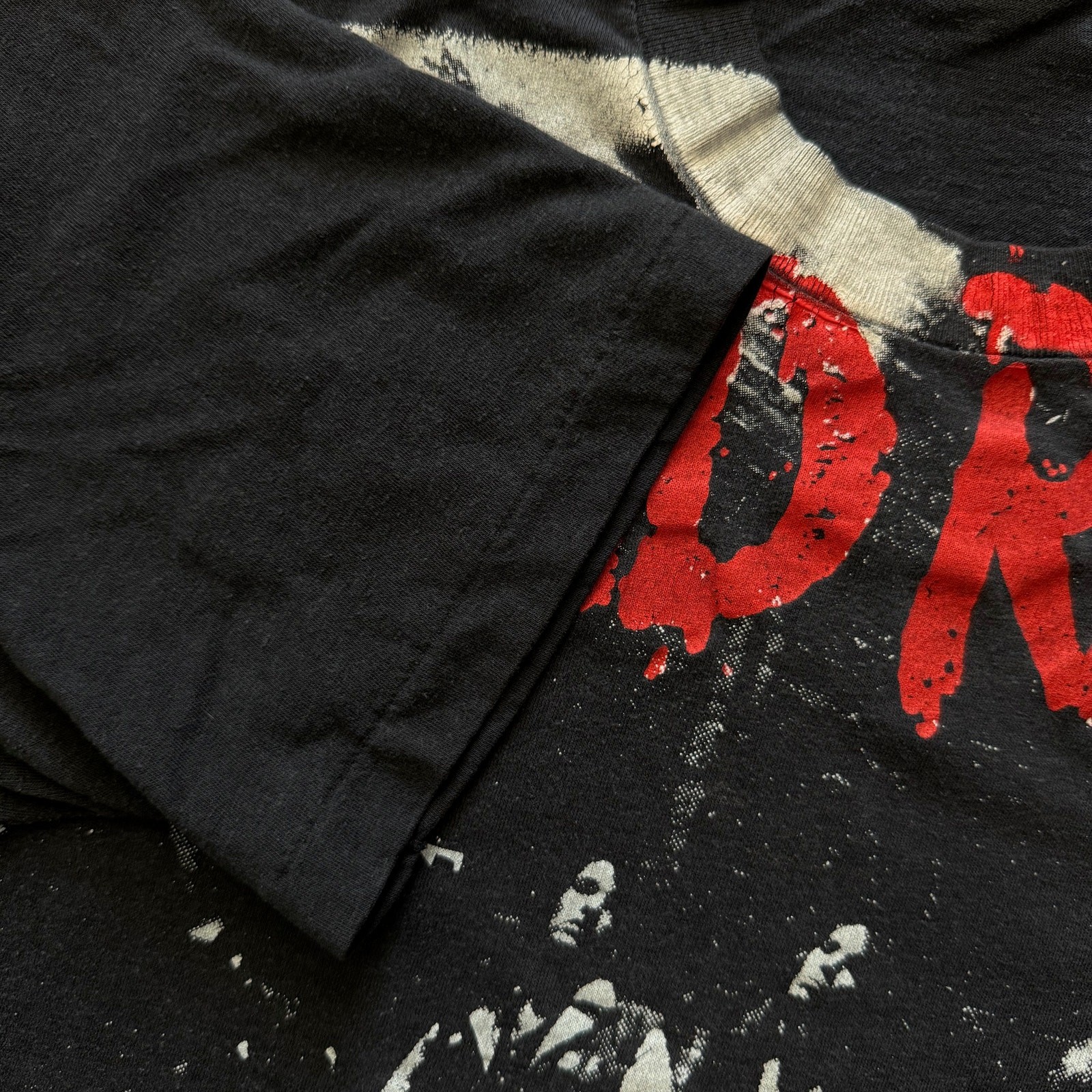 FILA T shirt vintage anni 80 Skid Row 'Makin' A Mess of the U.S 1989 Tour' taglia XL nera