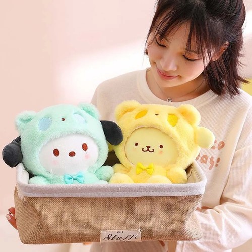 Anime Sanrio Plush Toys Kawaii Hello Kitty Cinnamon roll - Pom Pom Purin 25 cm - Picture 3 of 24
