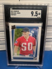2021 Panini Donruss Mac Jones #255 Portrait SGC 9.5 Rated Rookie Patriots NFL