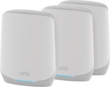 NETGEAR Orbi Whole Home Tri-Band WiFi 6 Mesh Network System AX5200 3pk