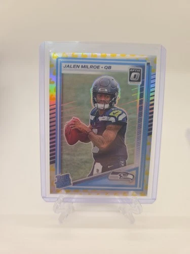 2025 Panini Optic - Rated Rookie Flex Emoji/199 Jalen Milroe #253 Seahawks