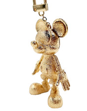Baublebar Disney X Mickey Mouse Gold Tone Keychain Charm New