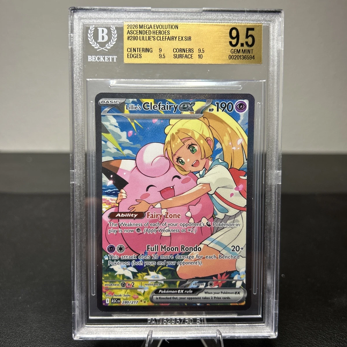 Preços baixos em Cartões TCG Lillie's Clefairy Ex Pokémon | eBay
