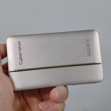 SONY CyberShot DSC-TX66 Digital Camera 18.2 MP 5x Zoom Touch Screen Gold