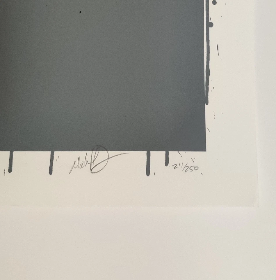 Litografía firmada por Fallout "Epic Story" Giclee por Michael Dee LE #211/250 rara Foto 3 de 4