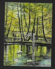 BOSNIA AND HERZEGOVINA 2001 MNH SOUVENIR SHEET EUROPA ISSUE