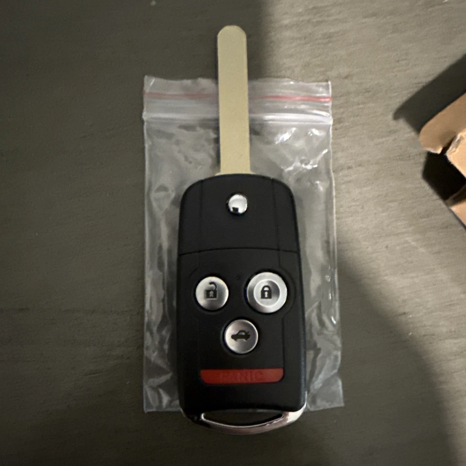 ACURA TL TSX 2009-14 mando a distancia llave abatible maletero 4B. LLAVE NO CORTADA Foto 3 de 3