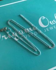 Authentic Origami Owl 32" Silver 1.5mm Rolo Chain  "New"  