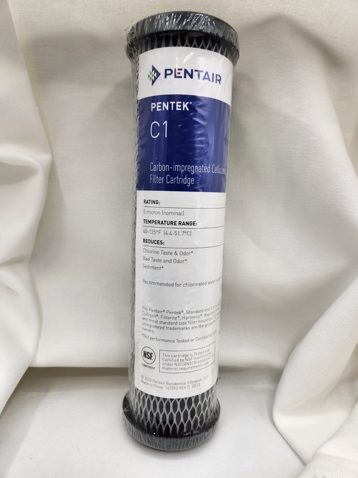 Pentek Pentair Water Carbon Filter Cartridge Filtration C1 NEW