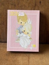VTG 1990 Precious Moments 100 Piece Puzzle Unopened Made in USA Swing