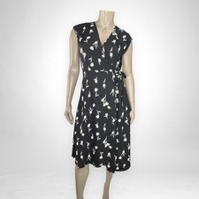 BANANA REPUBLIC Tulip Print Sleeveless Wrap Dress 6