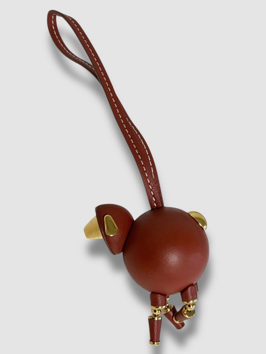 Loro Piana Women's Brown Leather Sheep Bag Charm | eBay