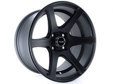Kudo Racing Mystery 15x8 4x100 15mm Full Black Concave Wheels Rims Honda Civic