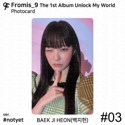 Fromis 9 1st Album Unlock My World Photocard Mini Card KPOP Fromis 9 1st Album Unlock My World Photocard Mini Card KPOP