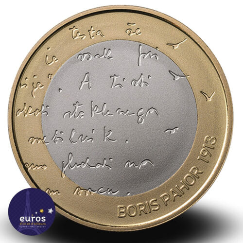 3 euros CC SLOVÉNIE 2023 - 110ème anniversaire de l'écrivain Boris PAHOR - UNC - Bild 1 von 2