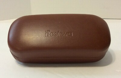 illesteva Brown Large Sunglasses Case Hard Clamshell Case  display picture 1