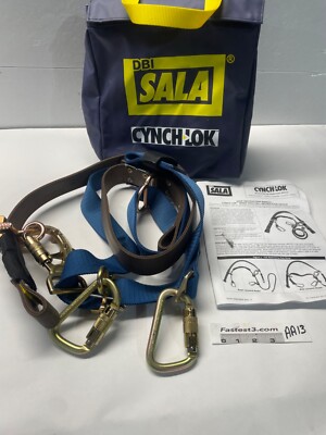 DBI SALA 1204075 Cynch-Lok Pole Device Climbing Strap Lanyard Fall Arrest
