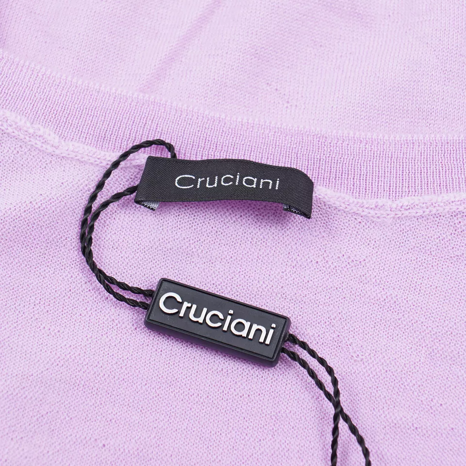 Suéter Cruciani Slim-Fit Lavanda Ligero Cachemira XXL (Eu 56) Nuevo con Etiquetas Foto 3 de 4