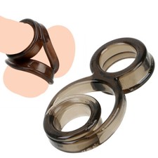 3-in-1 Ball-Scrotum-Stretcher-Ring-Penis Stretch Enhancer Delay Ejaculation-Male