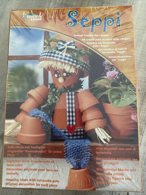 Hobby Time Seppi Tontopf Töntöpfe Deko Figur Basteln malen NEU/OVP Hobby Time Seppi Tontopf Töntöpfe Deko Figur Basteln malen NEU/OVP