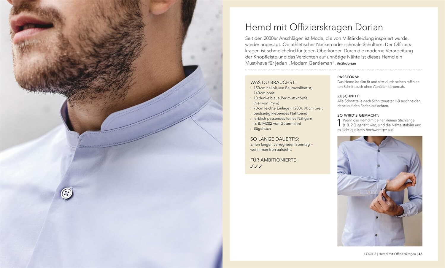 Thumbnail - Männermode Nähen: Komplette Outfits Streetstyle; Alle Schnitten In...