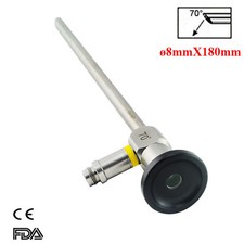 70° Rigid Laryngoscope Endoscope 8mmX180mm Fit For Storz Stryker Olympus Wolf