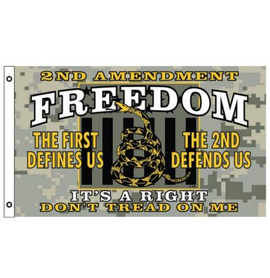 New Flags 2nd Amendment Freedom Flag S2NDFCF