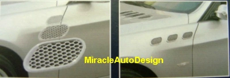 6 PCS MASERATI LOOK EXTERIOR AIR VENT SET FOR MERCEDES BENZ BMW AUDI VW PORSCHE - Image 2 of 4