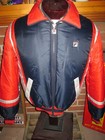FILA Vtg 80s Full Zip retractable hoodie PUFFY Ski jacket Coat MADE IN ITALY 40