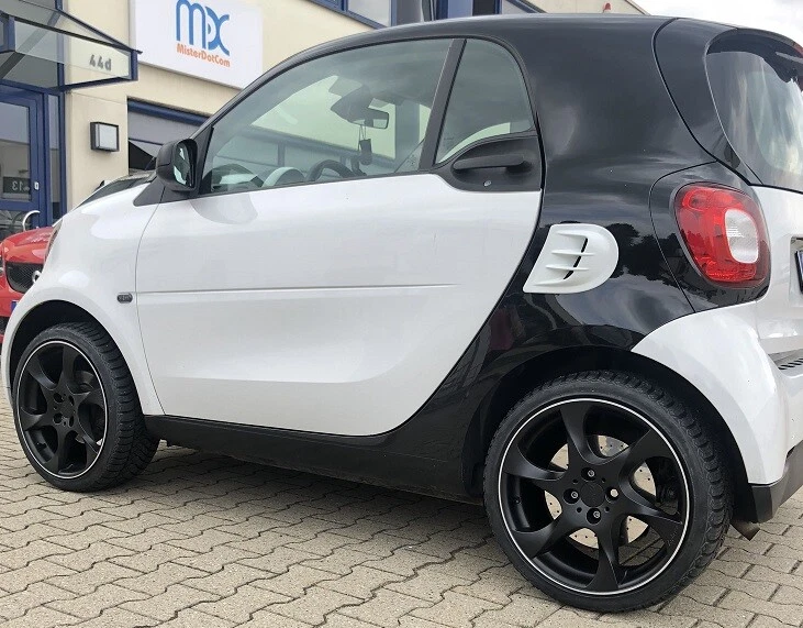 smart 453 Lorinser Speedy Alufelgen Ganzjahresreifen fortwo forfour schwarz - Bild 4 von 4
