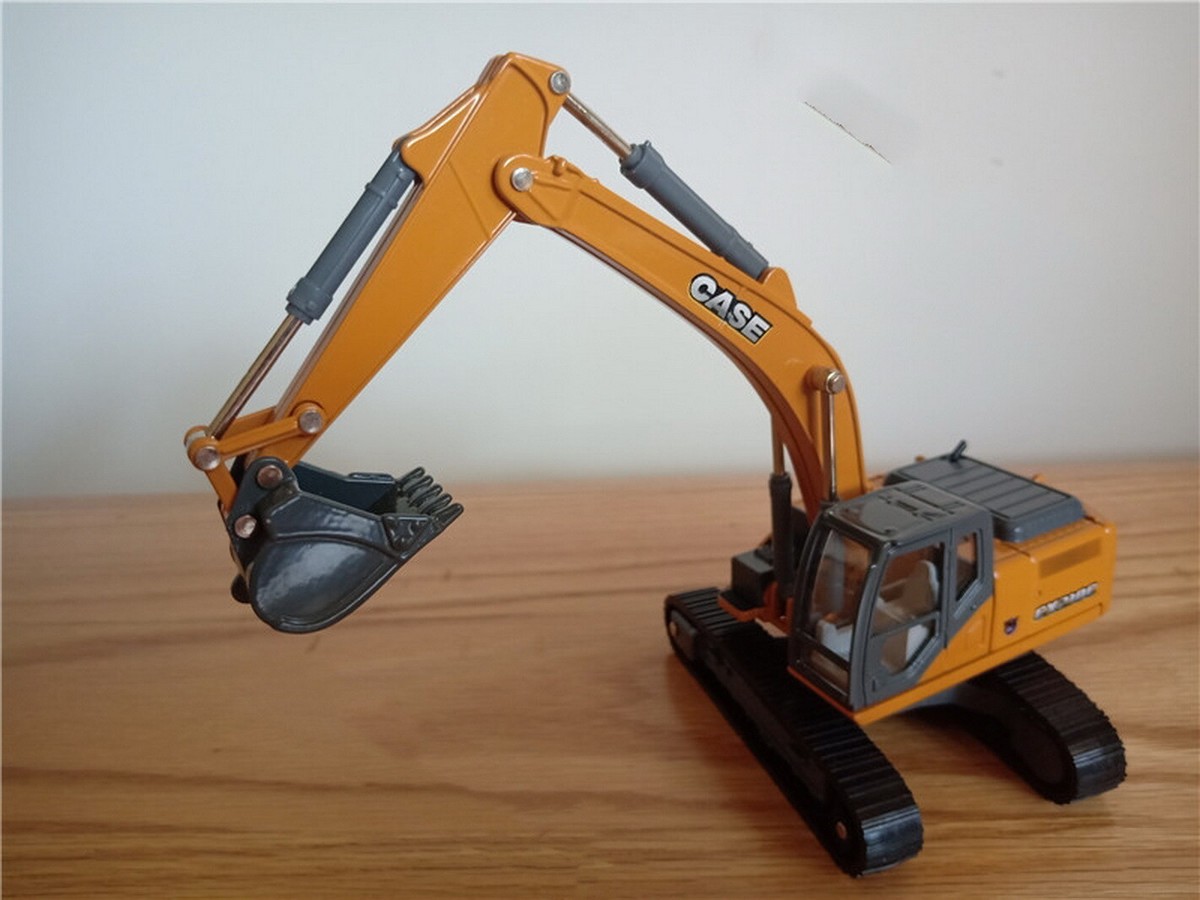 1:50 RIMORCHIO PIANO carico camion escavatore caricatore carrello