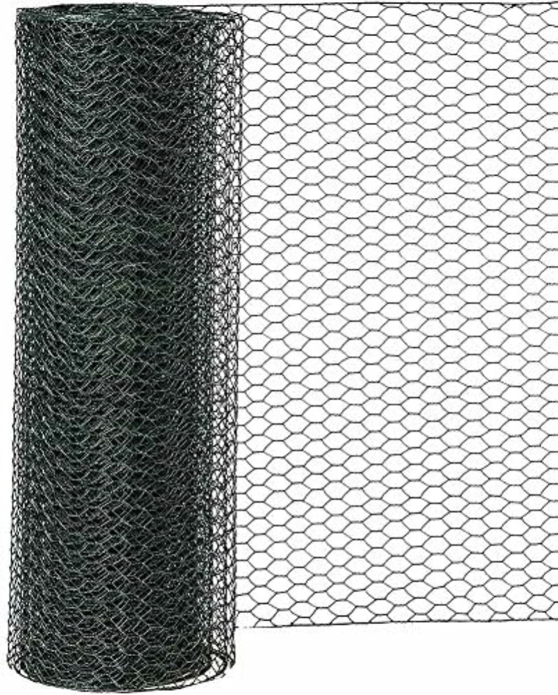 Siena Garden Intreccio esagonale in Pvc, 13 X 1000 mm x 10 m, 1 pezzo, verde, 45