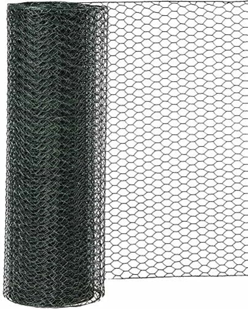 Siena Garden Intreccio esagonale in Pvc, 13 X 1000 mm x 10 m, 1 pezzo, verde, 45