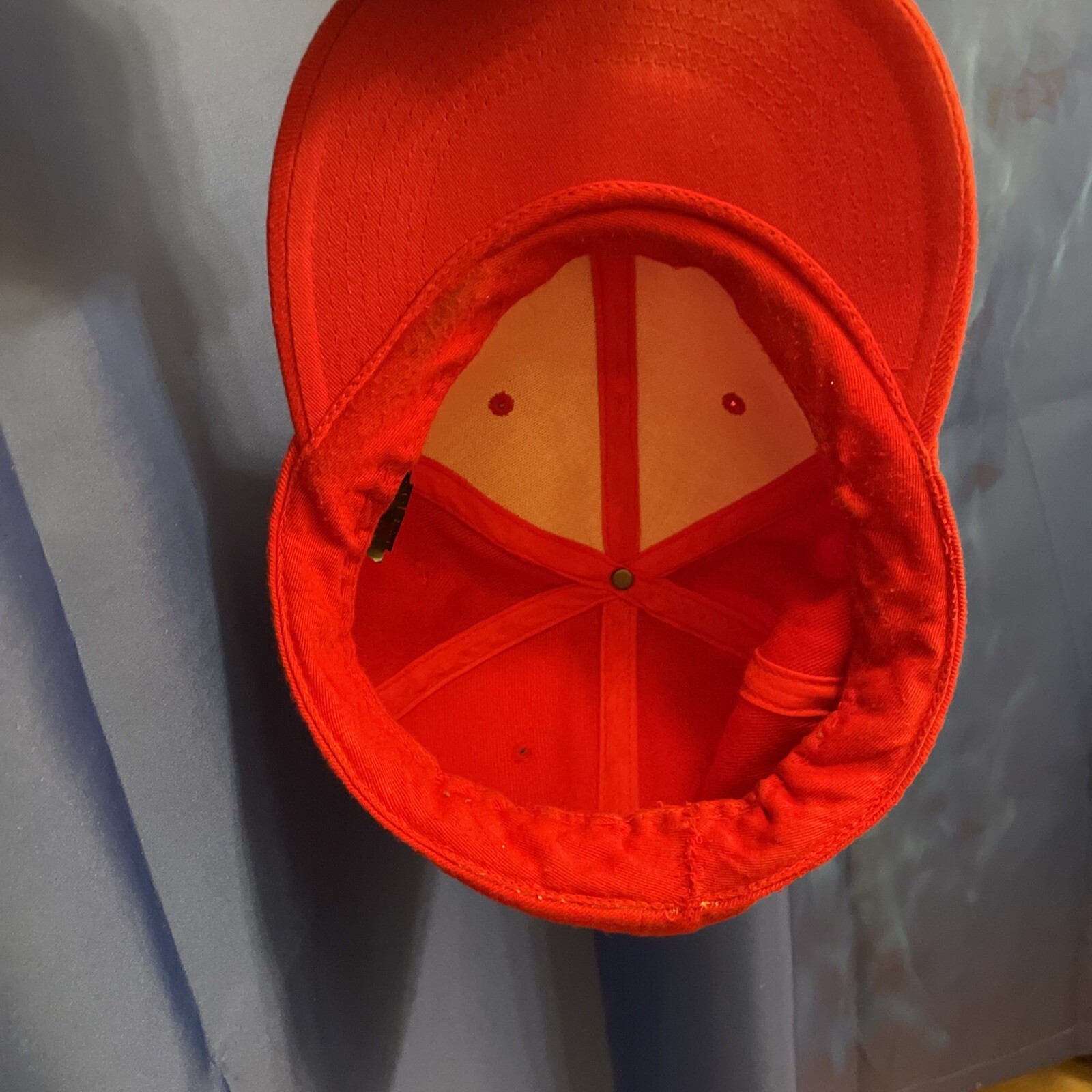 PLAIN RED BASEBALL CAP, SMALL - image 3