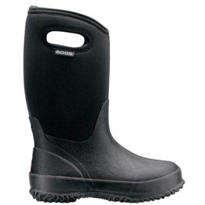 Bogs Classic High HA 52065-001 Youth Size 9 US / Black  display picture 1