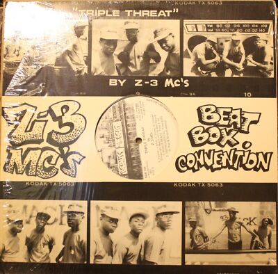 Z-3 MC's *TRIPLE THREAT* 80's Hip Hop 12