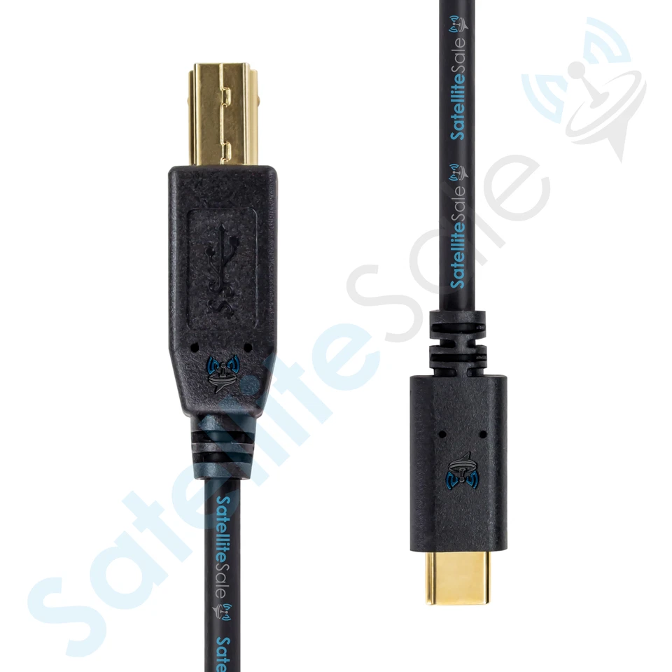 SatelliteSale USB Type C to Type C or Type B Cable Data Male to Male (6 feet) - Image 3 of 4