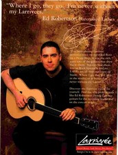 PPOT1  11X8 ADVERT/PICTURE - ED ROBERTSON BARE NAKED LADIES - LARRIVEE GUITAR