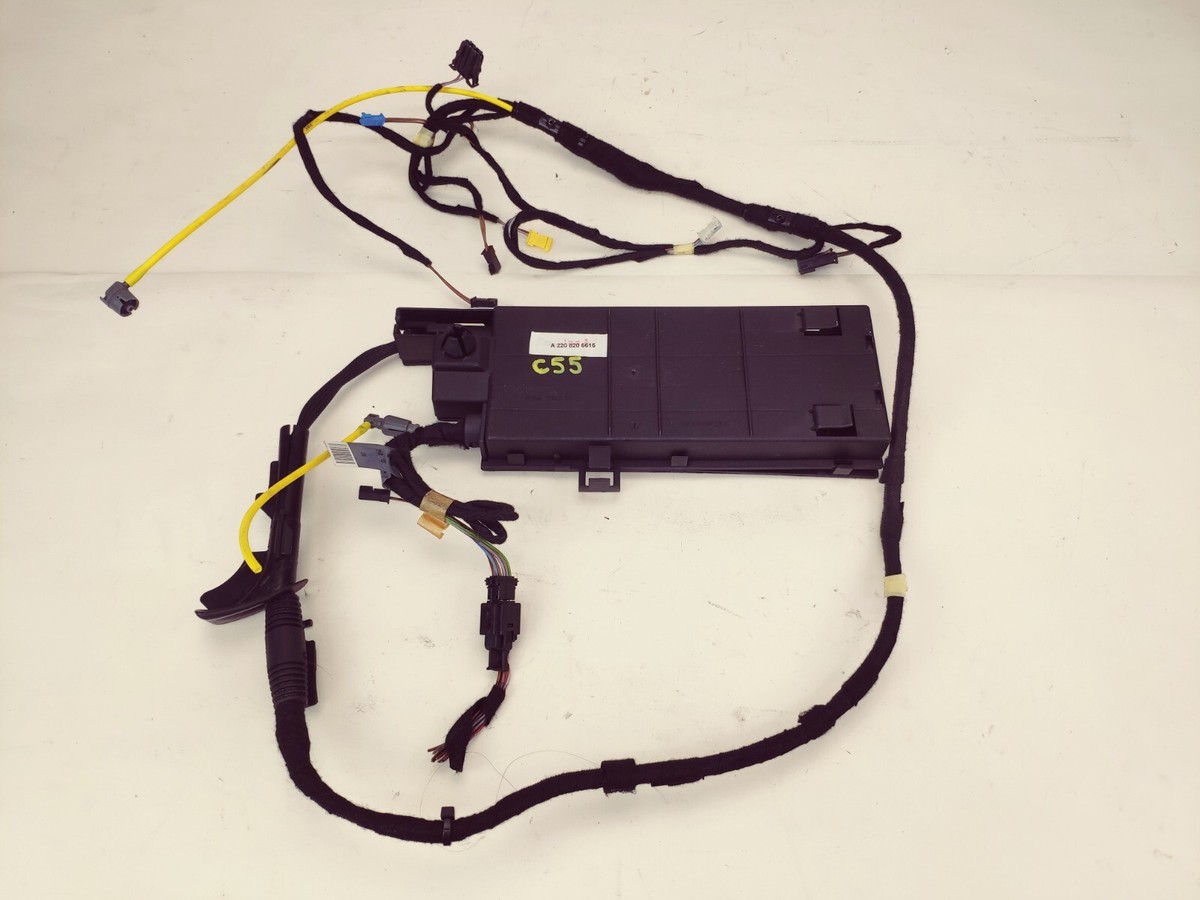 2001 MERCEDES S430 W220 REAR TRUNK LID WIRING HARNESS CONNECTORS