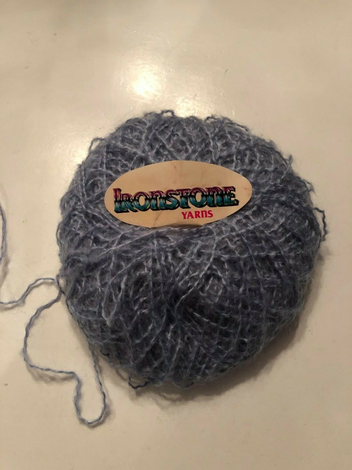 IRONSTONE DESIGNER YARN BEAUTIFUL LIGHT PERIWINKLE/LAVENDAR MOHAIR