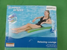 Inflatable Pool Float bed Relaxing lounge Vintage Air Mattress 2 pack