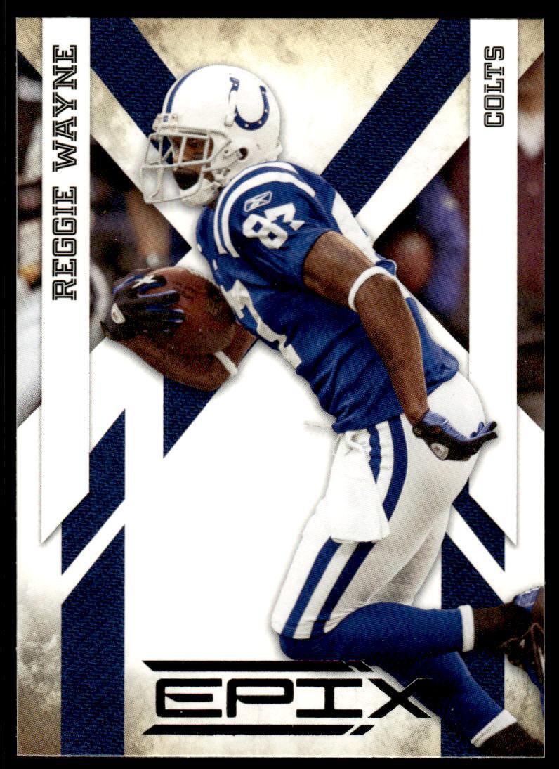 2010 Panini Epix 44 Reggie Wayne Indianapolis Colts Football Card