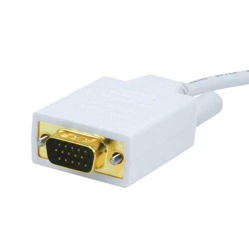 3 6 10 15FT Mini DisplayPort MDP Male to VGA Male Cable Cord Monitor Mac MacBook - Picture 2 of 7