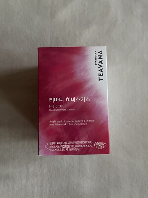 Starbucks Teavana Hibiscus Flavoured Herbal Tea Bag Blend 3.2g