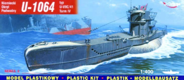 Mirage Hobby 40415 - 1:400 German Submarine U 1064 Type VII C/41 Tower 4